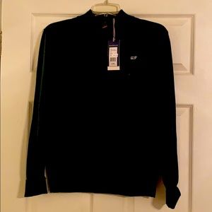 Hunter green quarter zip— boys size L